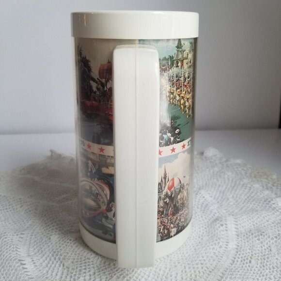 Walt Disney World Mug Bicentennial America on Parade Thermo Serv Vintage 1976 - Picture 2 of 11